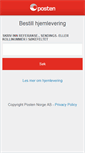 Mobile Screenshot of hjemlevering.posten.no
